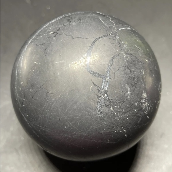 Shungite sphere for EMF protection - Picture 2 of 7